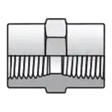 1/4 Gg-s -- Unidor De Acero Parker 1/4 X 1/4