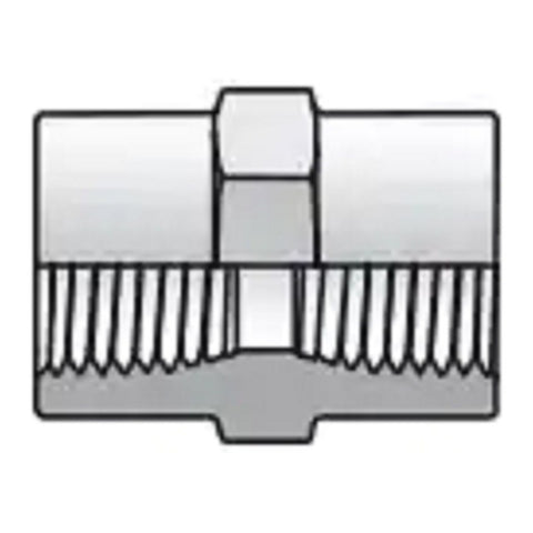 1/4 Gg-s -- Unidor De Acero Parker 1/4 X 1/4