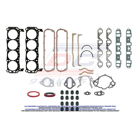 Empaque Completo E150 1/2 Ton Van 8 Cil. 5.8l 1988 1989 1990