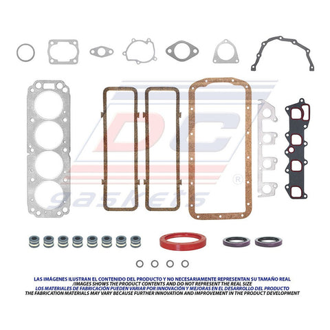 Empaque Completo Chevette 4 Cil. 1.6l 1976 1977 1978 1979