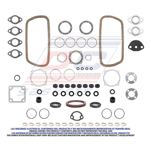 Empaque Completo Beetle 4 Cil. 1.2l 1961 1962 1963 1964 1965
