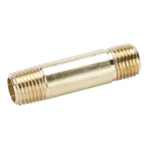 215pnl-4-25 -- Nipple Largo De Laton Parker 1/4 X 1/4