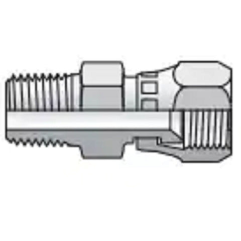 8 F6x-s -- Adaptador De Acero Parker 1/2 X 3/8