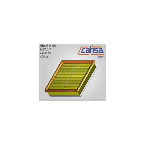 Filtro Aire Chevrolet Tornado 2011-2016 4 Cil 1.8l