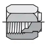 4 Fntx-s -- Tapon De Acero Parker 1/4