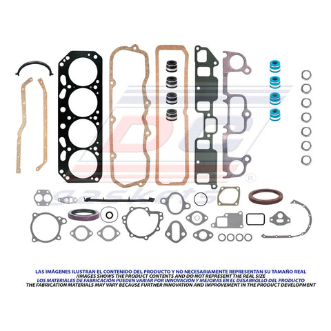 Empaque Completo S15 Jimmy 2wd 4 Cil. 2.5l 1986 1987 1988